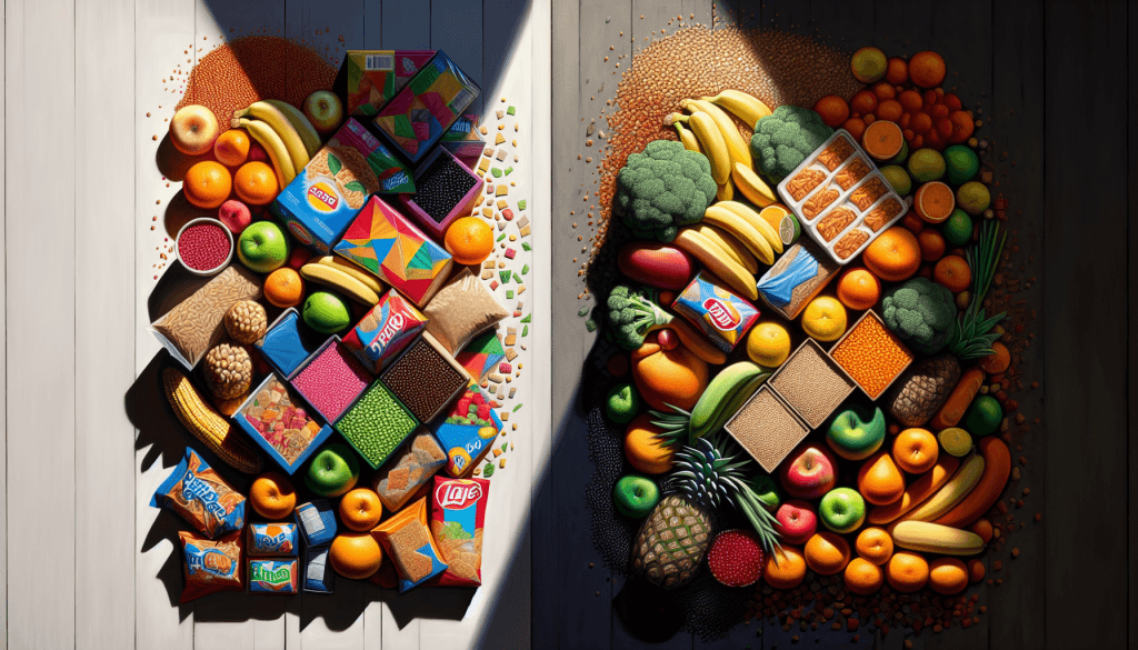 Bewerkte voeding en voedingswaarde zoals bioactieve stoffen