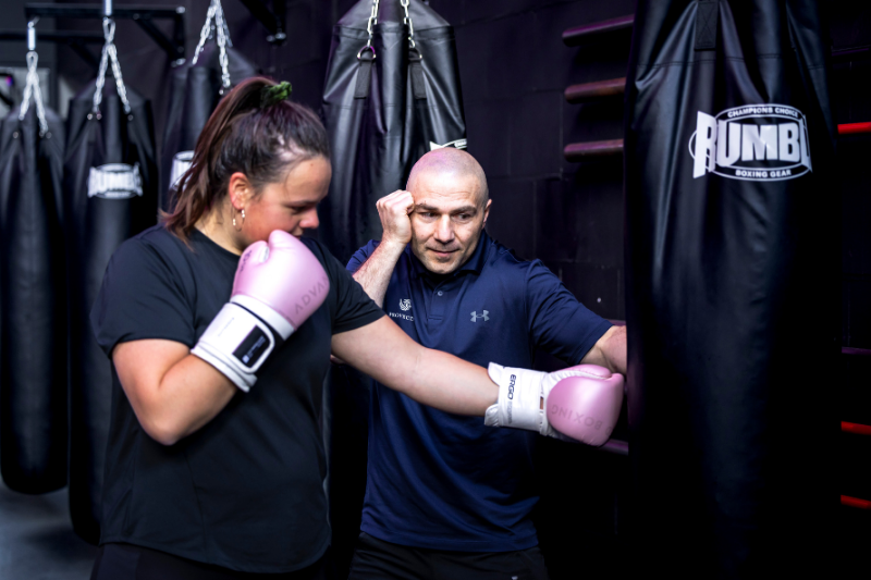 bokstraining voor vrouwen